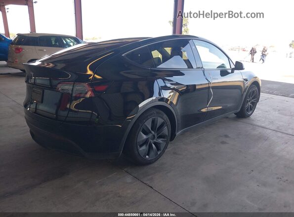 7SAYGDED4SF278571 2025 TESLA MODEL Y Черный Задняя правая четверть