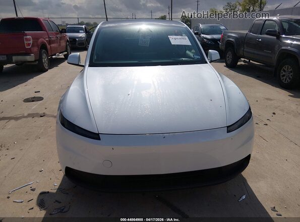 7SAYGDED4TA593109 2026 TESLA MODEL Y White Dashboard view