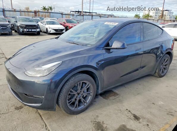 7SAYGDED5SF249158 2025 TESLA MODEL Y Gray Հետևի ձախ