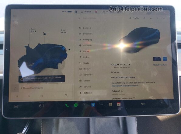 7SAYGDED7RF120574 2024 TESLA MODEL Blue 