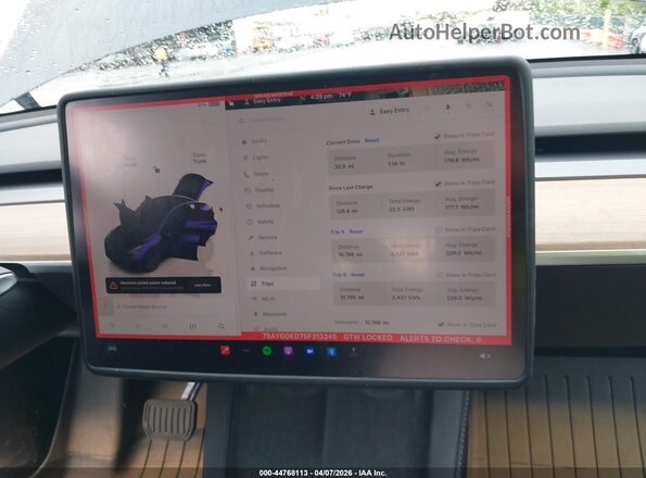 7SAYGDED7SF313345 2025 TESLA MODEL Y Gray 