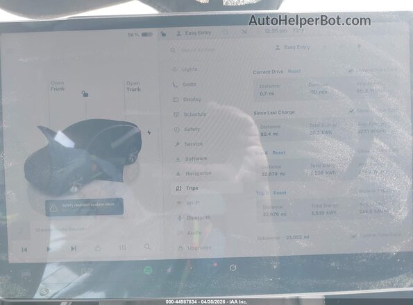 7SAYGDED8RF015297 2024 TESLA MODEL Y Серый 