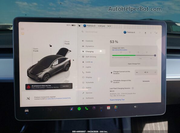 7SAYGDED8SA373941 2025 TESLA MODEL Y Black 