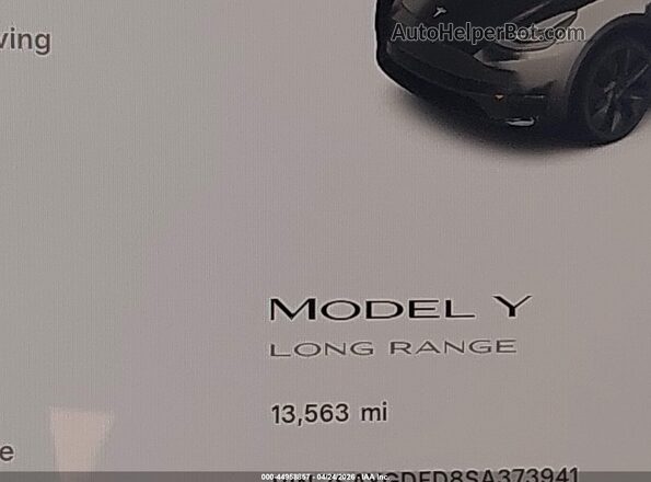 7SAYGDED8SA373941 2025 TESLA MODEL Y Black 