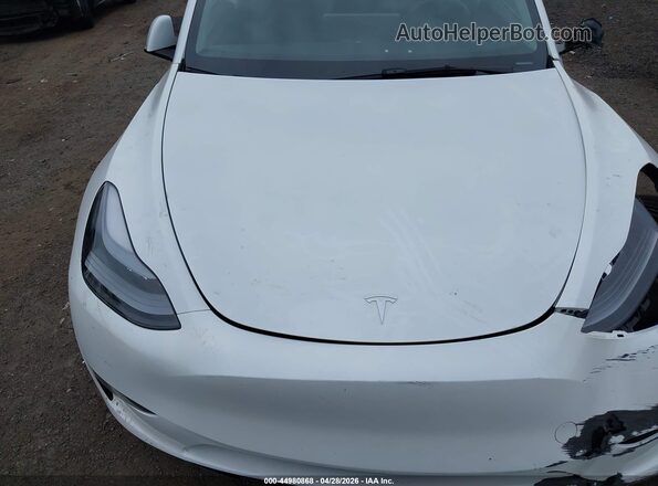 7SAYGDEDXSA374010 2025 TESLA MODEL Y Белый Вид сзади