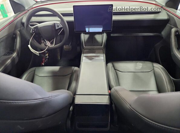 7SAYGDEDXTF429320 2026 TESLA MODEL Red Вид панелі приладів