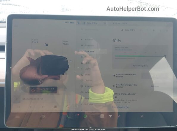 7SAYGDEE0NF449166 2022 TESLA MODEL Y Black 