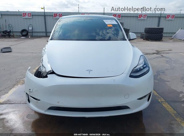 7SAYGDEE1NA011043 2022 TESLA MODEL Y White Вид панелі приладів