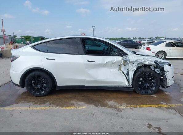 7SAYGDEE1NA011043 2022 TESLA MODEL Y White Вид щитка приладів