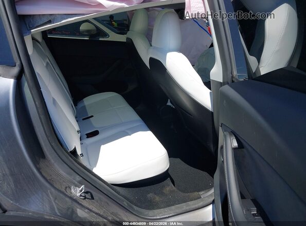 7SAYGDEE1SF297457 2025 TESLA MODEL Y Gray Widok naklejki z numerem VIN
