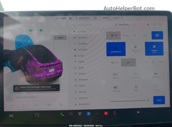 7SAYGDEE2NA022858 2022 TESLA MODEL Y Белый Вид задних сидений