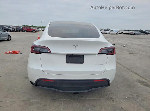 7SAYGDEE2NF331751 2022 TESLA MODEL White უკანა ხედი