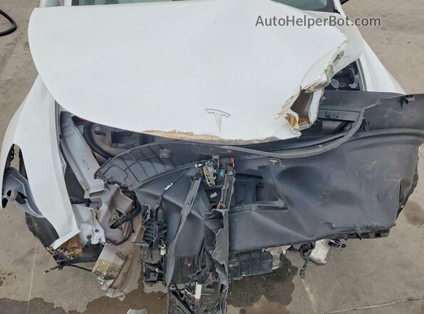 7SAYGDEE2NF331751 2022 TESLA MODEL White უკანა სალონის ხედი