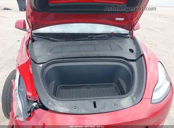 7SAYGDEE2PA065809 2023 TESLA MODEL Y Red Widok z tyłu