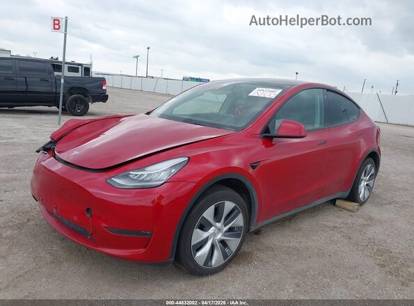 7SAYGDEE2PA065809 2023 TESLA MODEL Y Red Przód lewy