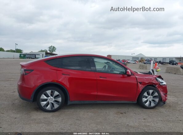 7SAYGDEE2PA065809 2023 TESLA MODEL Y Red Widok zestawu wskaźników