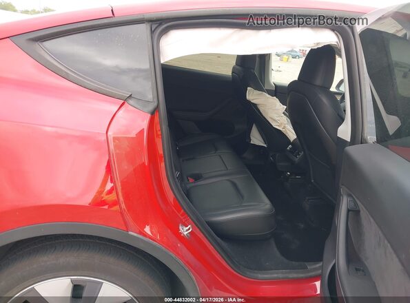7SAYGDEE2PA065809 2023 TESLA MODEL Y Red Widok naklejki z numerem VIN
