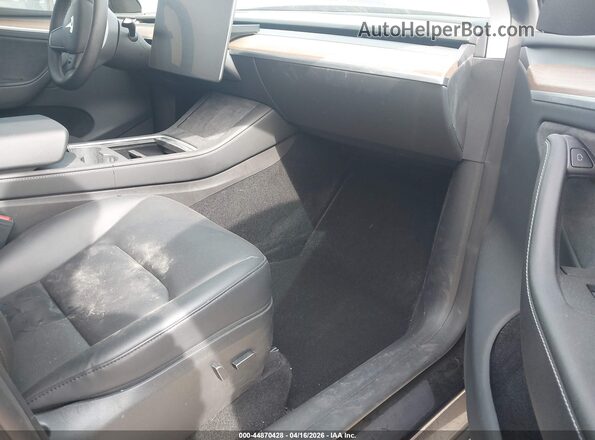 7SAYGDEE2PA163223 2023 TESLA MODEL Y Black Vista interior delantera