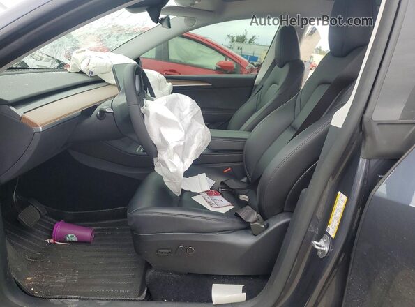 7SAYGDEE2PF816474 2023 TESLA MODEL Gray Vista interior delantera