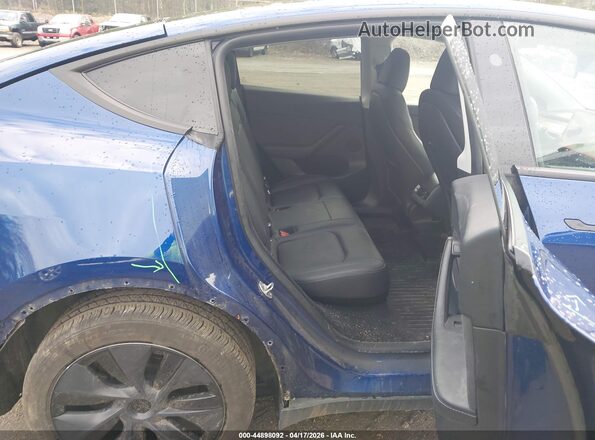 7SAYGDEE2RF199855 2024 TESLA MODEL Y Blue Вид наклейки з VIN-кодом