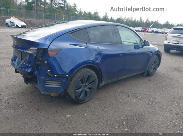 7SAYGDEE2RF199855 2024 TESLA MODEL Y Blue Задня права чверть