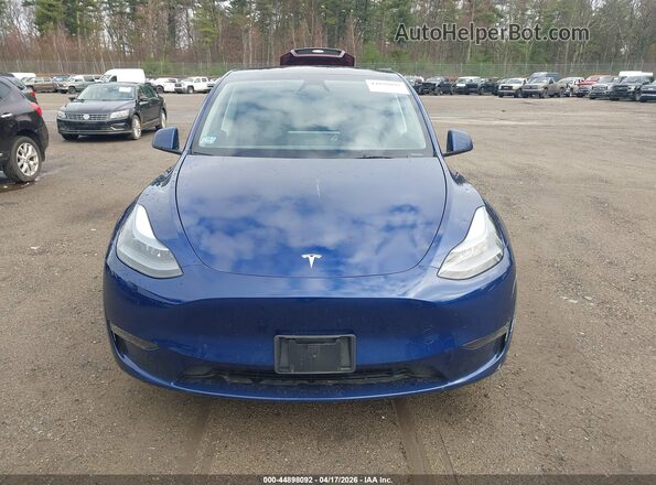 7SAYGDEE2RF199855 2024 TESLA MODEL Y Blue Вид задньої частини салону