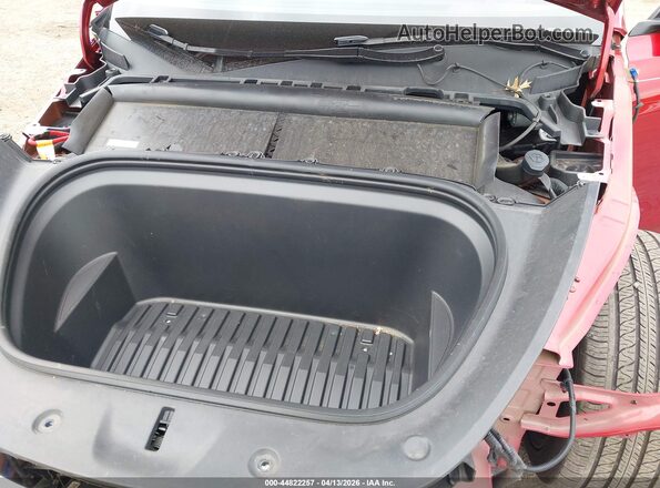 7SAYGDEE2SF287696 2025 TESLA MODEL Y Красный Вид сзади