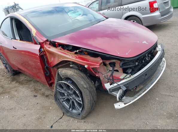 7SAYGDEE2SF287696 2025 TESLA MODEL Y Красный Вид спереди