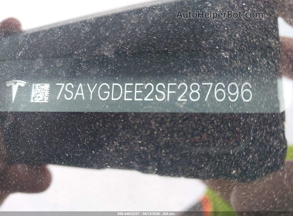 7SAYGDEE2SF287696 2025 TESLA MODEL Y Красный 
