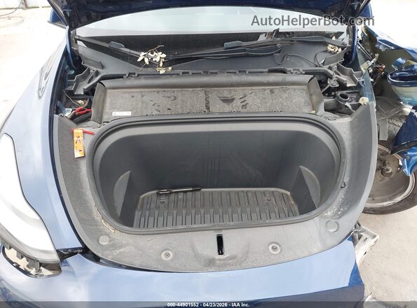 7SAYGDEE3NF384927 2022 TESLA MODEL Y Blue Vista trasera