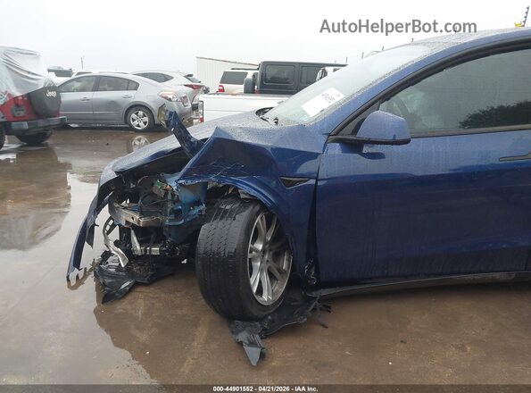 7SAYGDEE3NF384927 2022 TESLA MODEL Y Blue Vista frontal