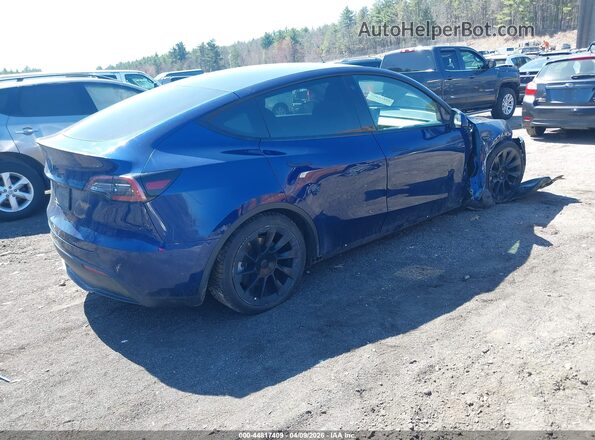 7SAYGDEE3NF481433 2022 TESLA MODEL Y Blue Հետևի աջ