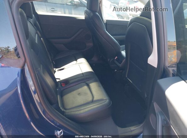 7SAYGDEE3NF481433 2022 TESLA MODEL Y Blue VIN կոդի պիտակի տեսք