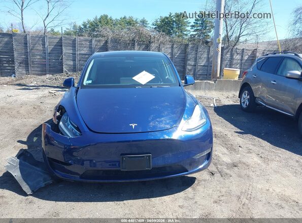 7SAYGDEE3NF481433 2022 TESLA MODEL Y Blue Սարքավորումների վահանակի տեսք