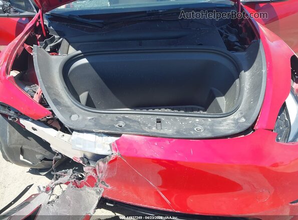 7SAYGDEE3PF920942 2023 TESLA MODEL Y Red უკანა ხედი