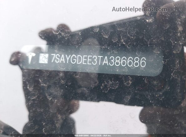 7SAYGDEE3TA386686 2026 TESLA MODEL Y Gray 