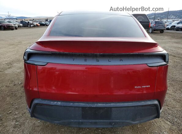 7SAYGDEE3TF360897 2026 TESLA MODEL Red Հետևի տեսք