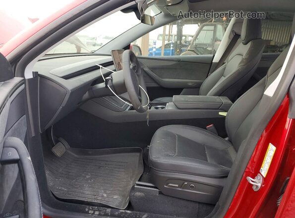 7SAYGDEE3TF564731 2026 TESLA MODEL Red Սալոնի դիմացի տեսք