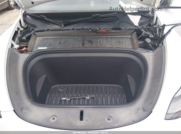 7SAYGDEE4RA257896 2024 TESLA MODEL Y White Widok z tyłu
