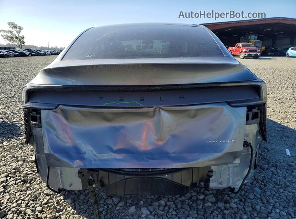 7SAYGDEE4TF360732 2026 TESLA MODEL Silver Вид ззаду