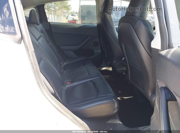 7SAYGDEE5PF763477 2023 TESLA MODEL Y White Widok naklejki z numerem VIN