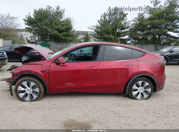 7SAYGDEE5RA269524 2024 TESLA MODEL Y Красный Панорамный вид салона 360°