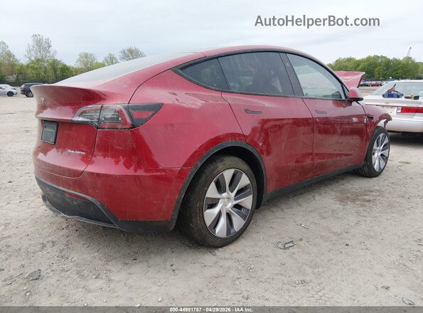 7SAYGDEE5RA269524 2024 TESLA MODEL Y Красный Задняя правая четверть