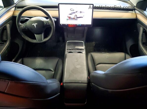 7SAYGDEE6PF752147 2023 TESLA MODEL White Առջևի վահանակի տեսք