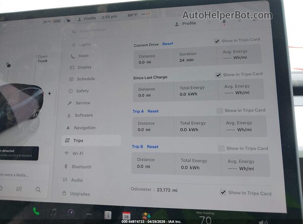 7SAYGDEE6RA223829 2024 TESLA MODEL Y Серый Вид задних сидений