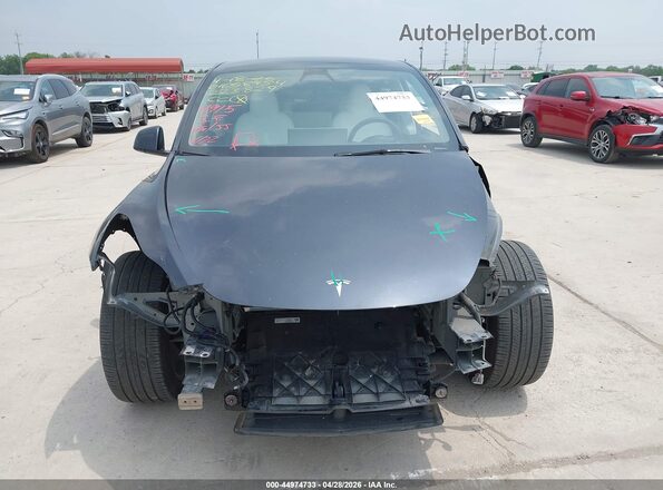 7SAYGDEE6RA223829 2024 TESLA MODEL Y Серый Вид задней части салона