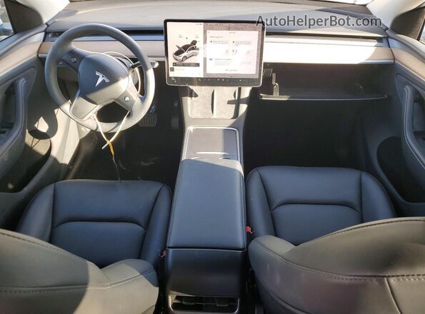 7SAYGDEE6RA228190 2024 TESLA MODEL Белый Вид панели приборов