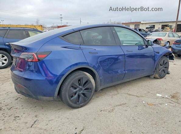 7SAYGDEE6SF257911 2025 TESLA MODEL Blue Задня права чверть