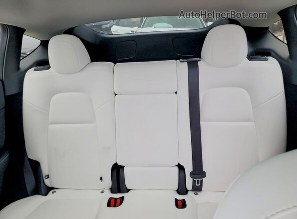 7SAYGDEE6SF257911 2025 TESLA MODEL Blue Вид задніх сидінь