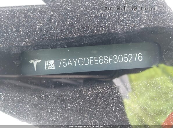 7SAYGDEE6SF305276 2025 TESLA MODEL Y White 